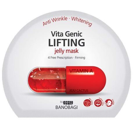 (COMBO 10 MIẾNG) Mặt Nạ Giấy Banobagi Vita Genic Jelly Mask Vitamin C DƯỡng Trắng  Phục Hồi Da Mẫu Mới Frorence86 Store