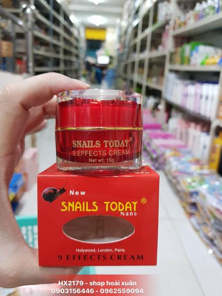 [Hcm]Kem Dưỡng Da Chống Lão Hoá Giảm Nhăn Và Nám Snail Today Nano Nhật Bản - Hx2179