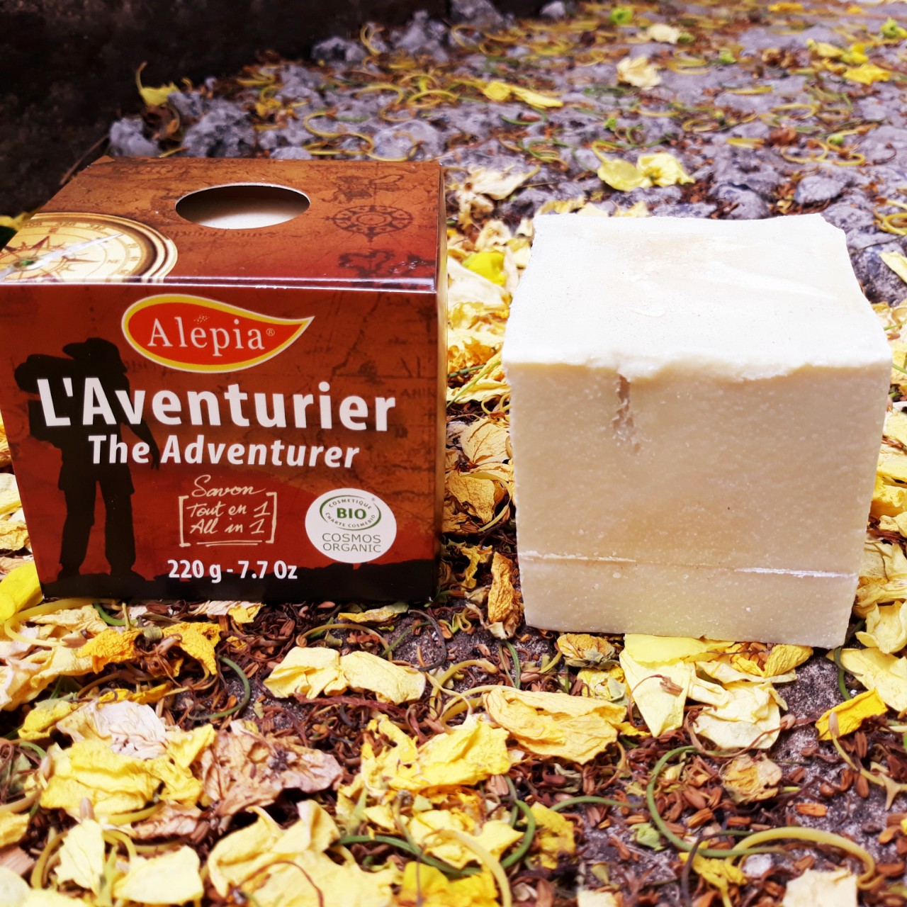 Xà Phòng Aleppo Bio Đa Năng Aventurier 220G - Alepia