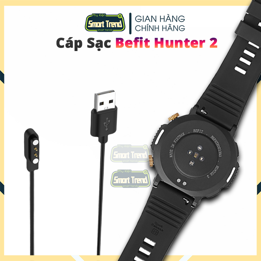 Dây Sạc Nam Châm 1 Mét Cho Đồng Hồ Thông Minh Befit Hunter 2 SmartTrend