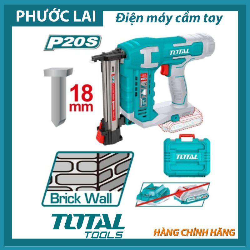 Thân Máy bắn đinh bê tông dùng pin 20V (không kèm pin & sạc) Total TCSTLI3805