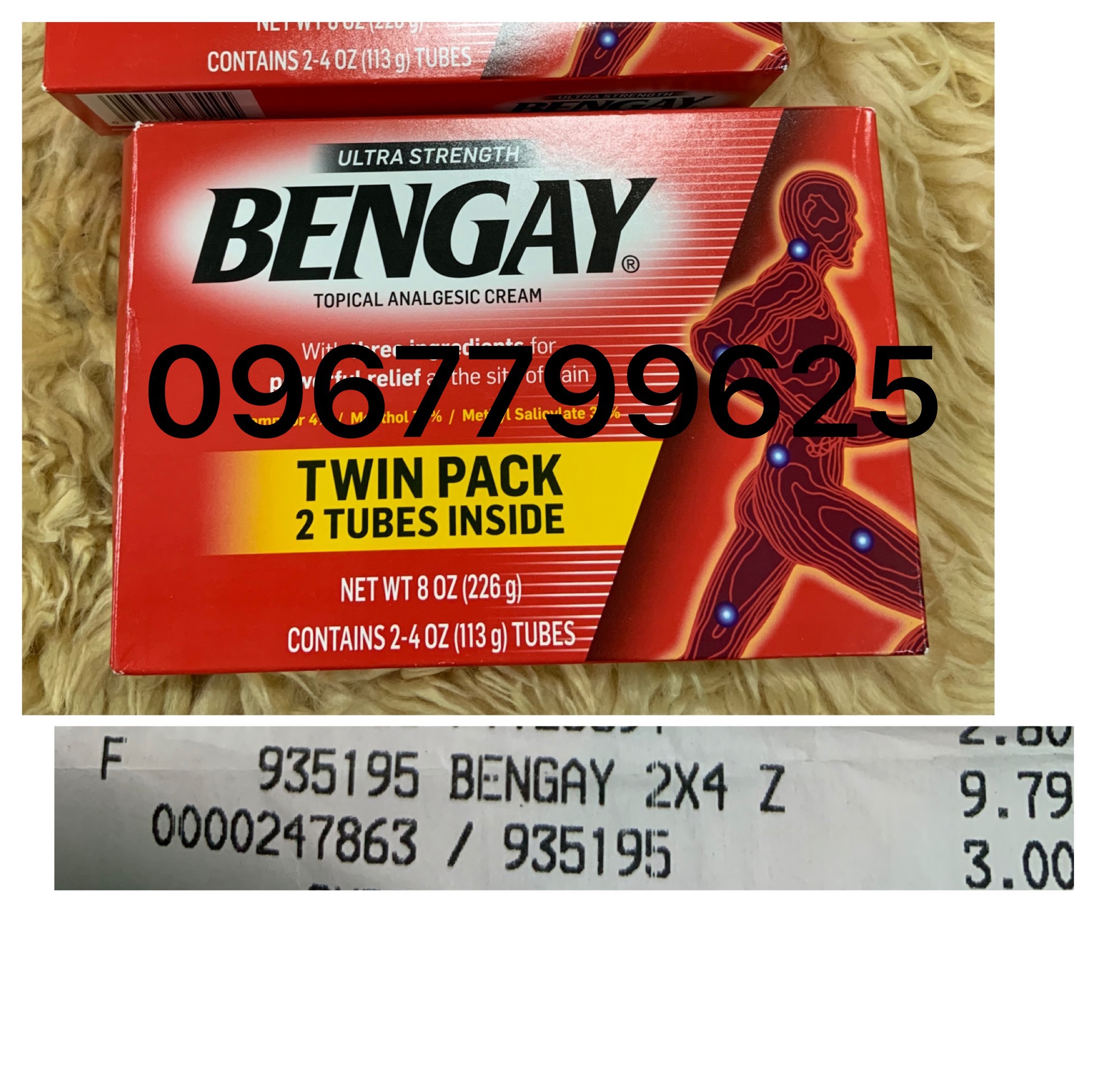 [Hcm]Kem Xoa Bóp Giảm Đau Bengay Ultra Strength 113G