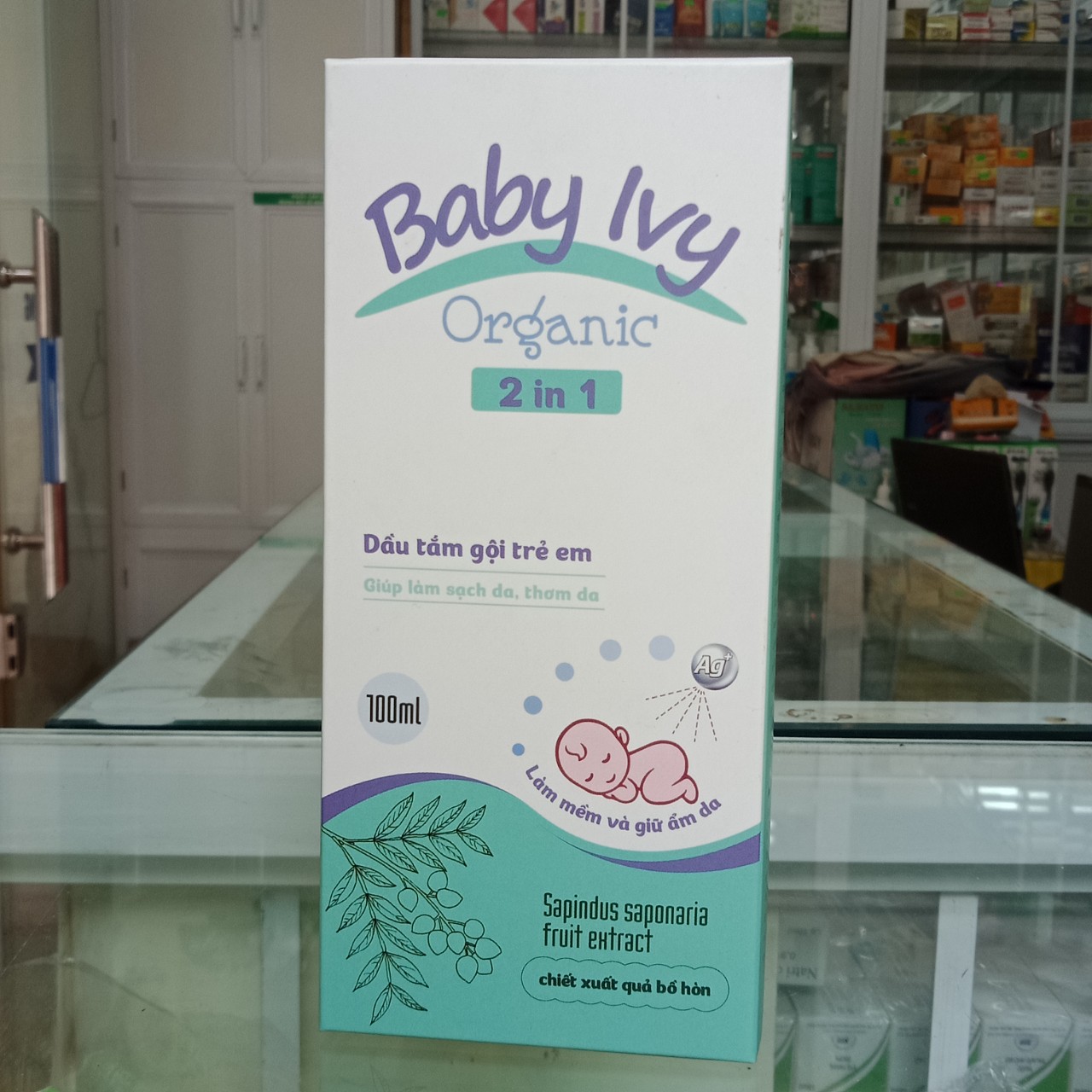 Dầu Tắm Gội Trẻ Em Baby Ivy Giúp Làm Sạch Da Thơm Da