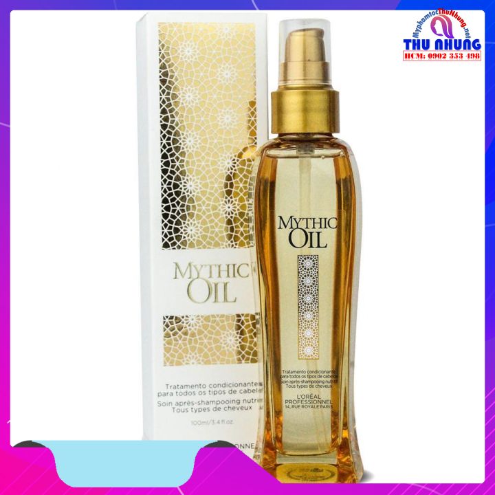 [Hcm][Loreal Chính Hãng] Tinh Dầu Dưỡng Tóc Siêu Mềm Mượt Mythic Oil Loreal Cao Cấp 100Ml