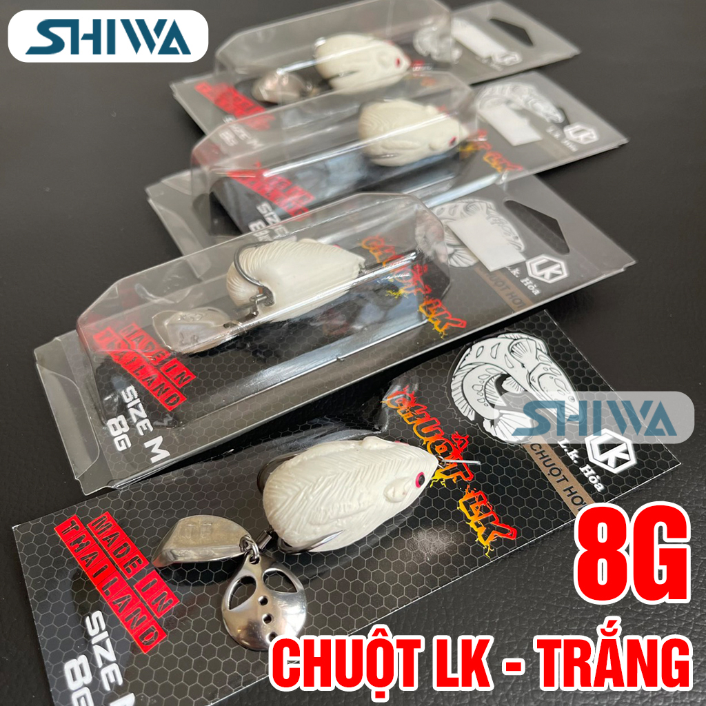 Mồi Câu Lure Chuột LK Action Nổi Bản Mập 8G - Mồi Câu Lure Nhái Hơi Chuyên Câu Cá Lóc Mồi Câu Giả Mồ