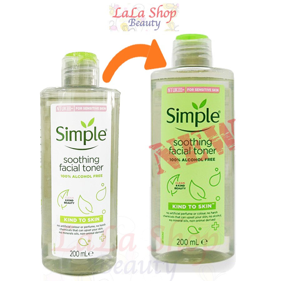 [Mẫu Mới] Nước Hoa Hồng Simple Kind To Skin Soothing Facial Toner