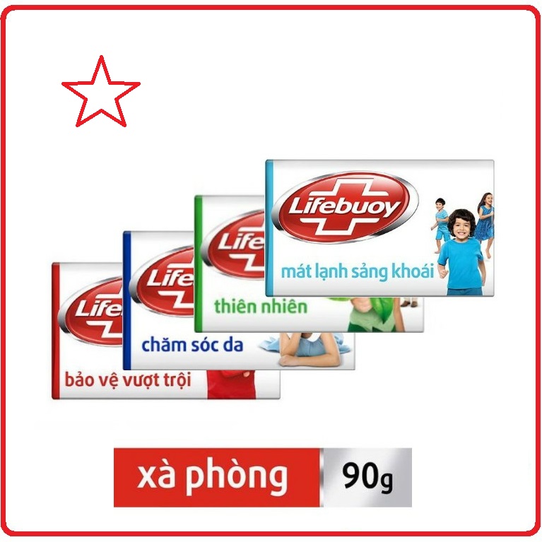 Xà phòng cục Lifebuoy bảo vệ khỏi vi khuẩn 90g – sản phẩm đa dạng chất lượng đảm bảo an toàn về sức khỏe người dùng cam kết hàng giống hình