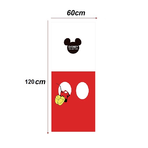 Decal Dán Tủ Lạnh MICKEY Đỏ MICKEY COLECTION - THUTHAODECOR