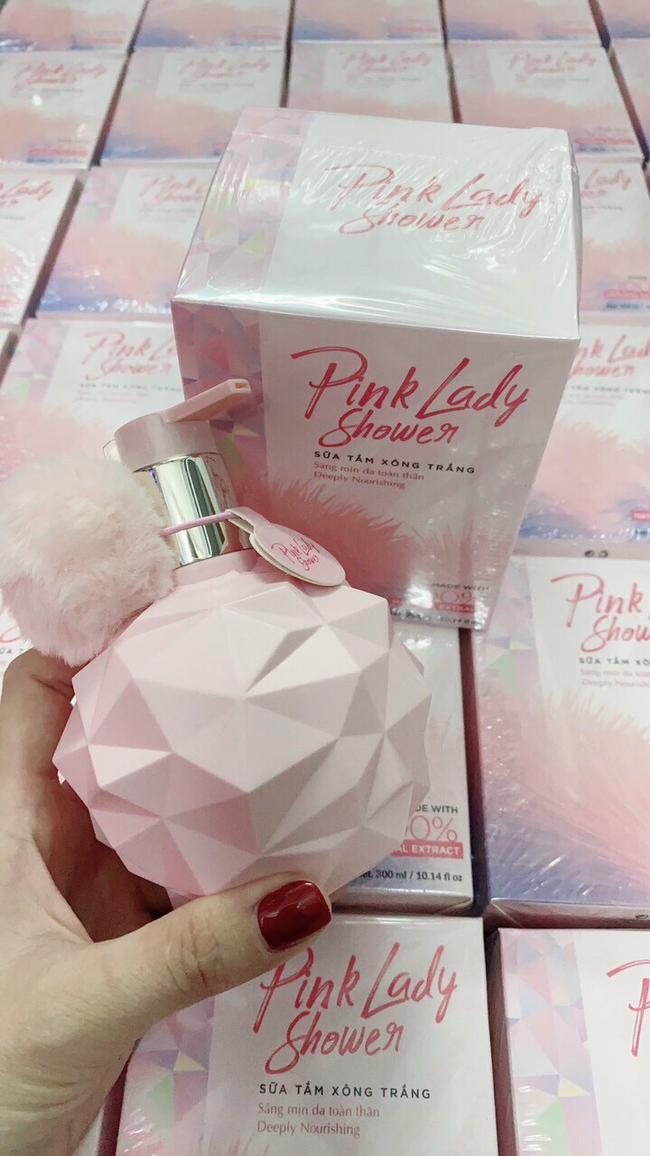 [HCM]Sữa Tắm Xông Trắng Pink Lady