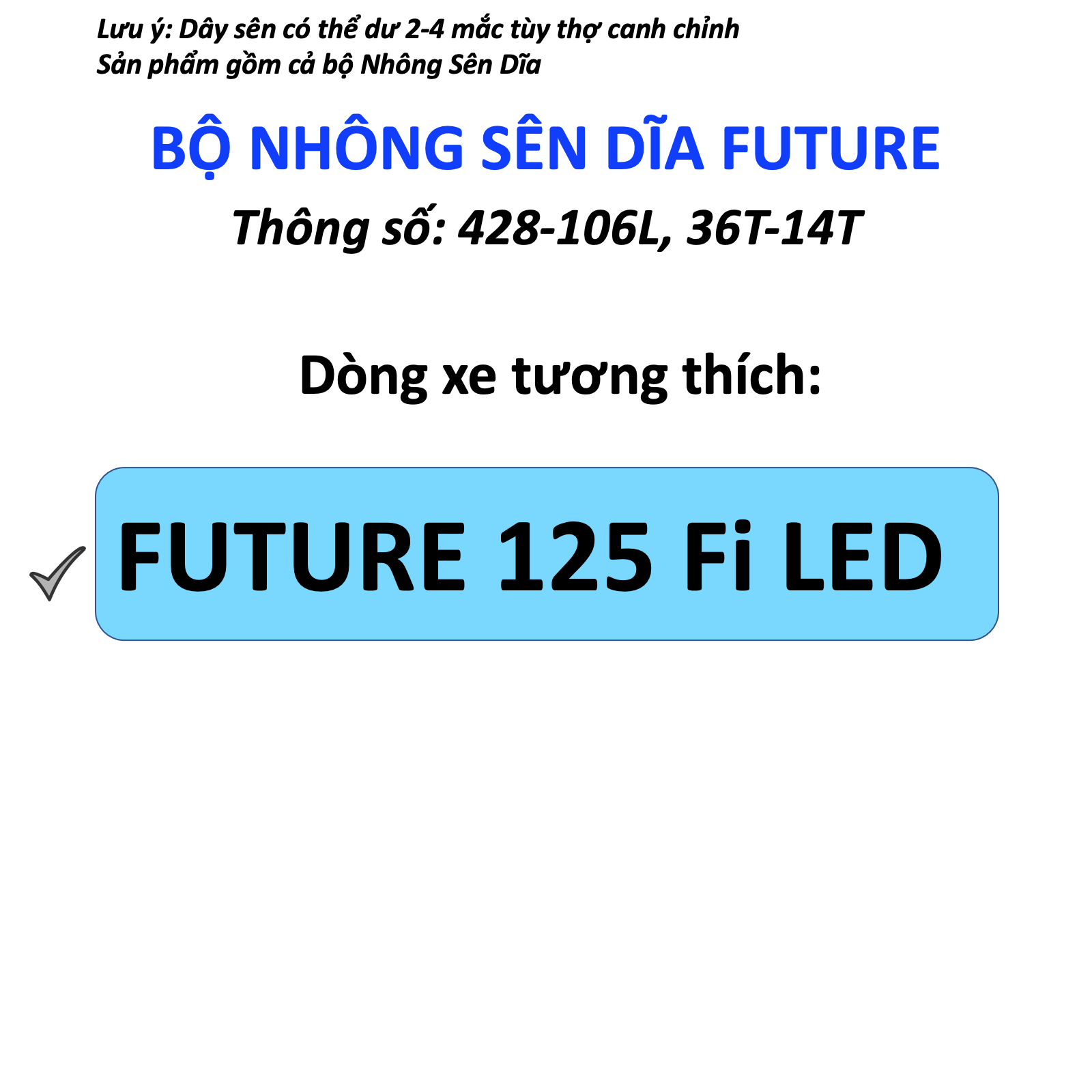 Nhông Sên Dĩa Future 125 125 Fi Future NEO Future 1-2 Future Led Future X Future Mập Future Thái Future 110 - Nhông Sên Dĩa CATTA chất lượng cao