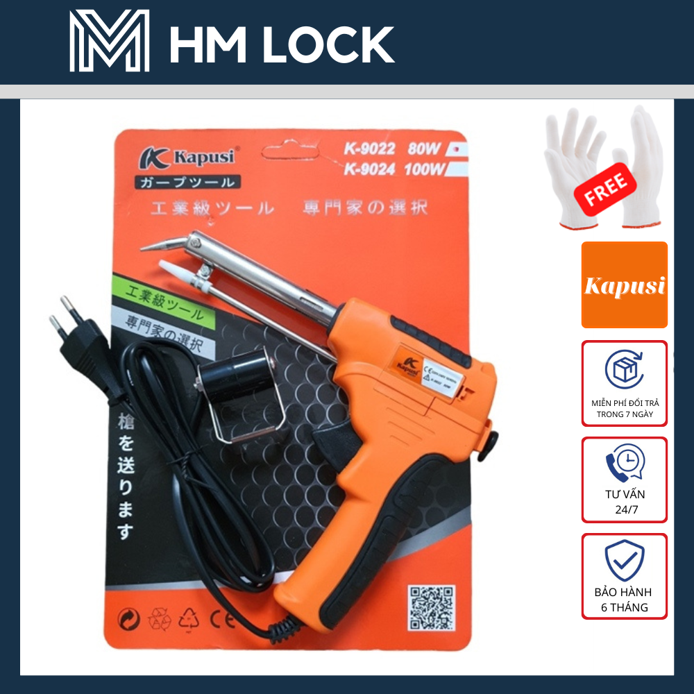 Mỏ hàn thiếc tự động Kapusi K-9022 80W - Dụng cụ hàn chuyên nghiệp