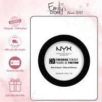 (không kèm bông mút) Phấn phủ khoáng nén NYX HD Finishing Powder màu trắng làm mờ lỗ chân lông và kiềm dầu