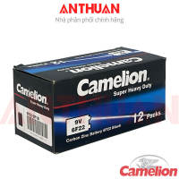Hộp 12 Pin 9V Carbon Camelion / Pin vuông 6f22  dùng cho Micro Đồng hồ vạn năng Ghi-ta và các thiết bị điện tử khác - Hàng chính hãng cao cấp date mới