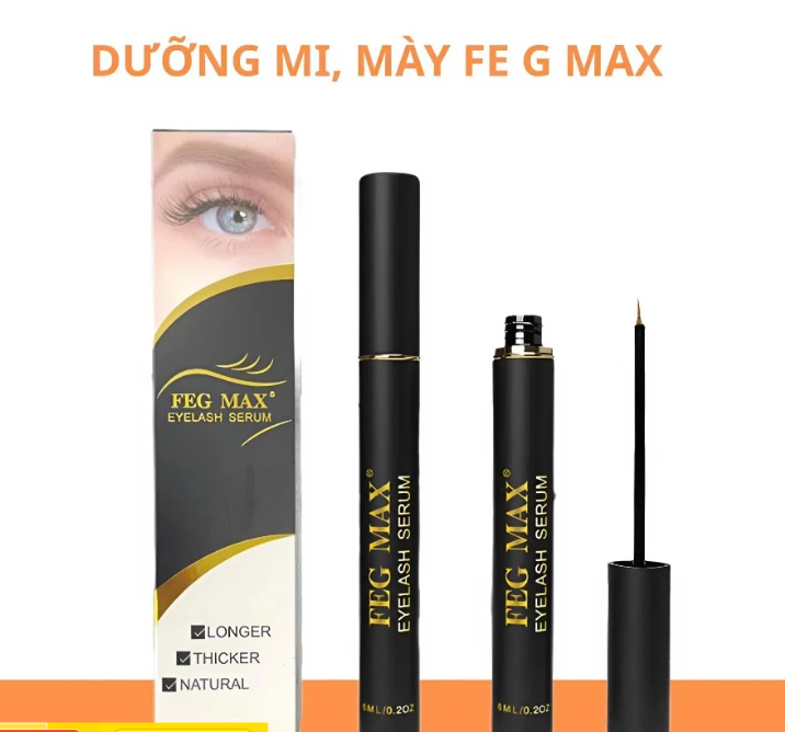 Dưỡng Mi FEG MAX Ngày & Đêm – Mẫu Mới Chính Hãng – Hiệu Quả Gấp 5X