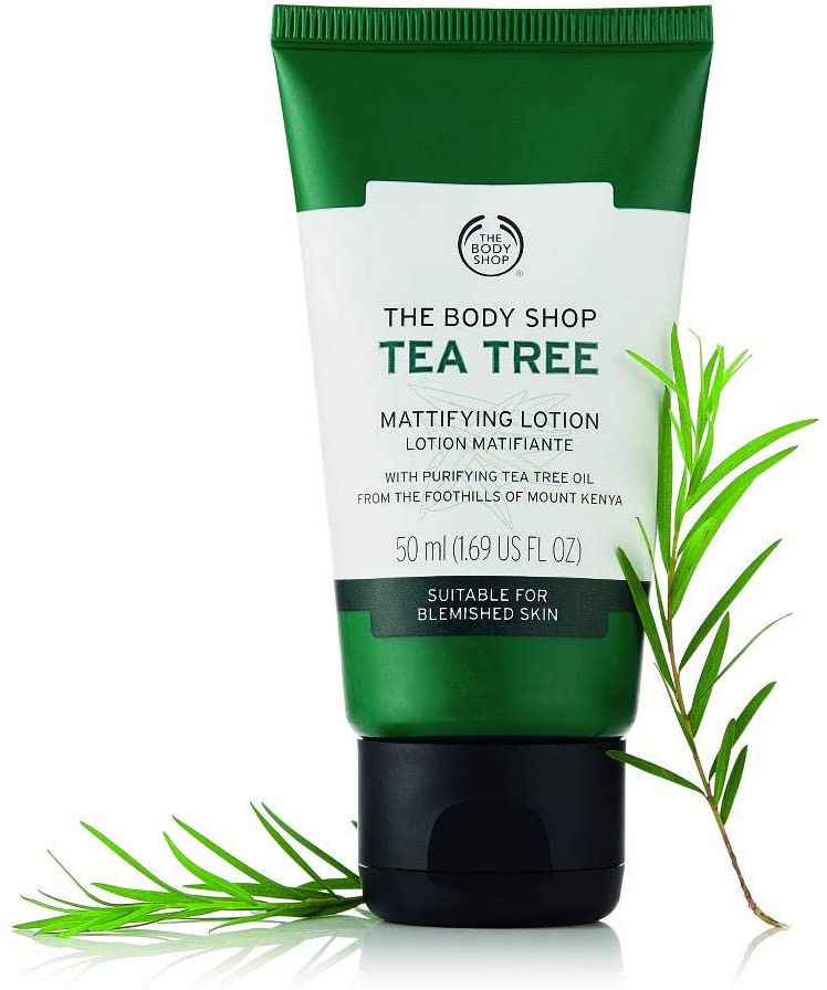 Sữa Dưỡng Ẩm Kiềm Dầu The Body Shop Tea Tree Mattifying Lotion 50Ml Giành Cho Da Mụn Và Da Dầu