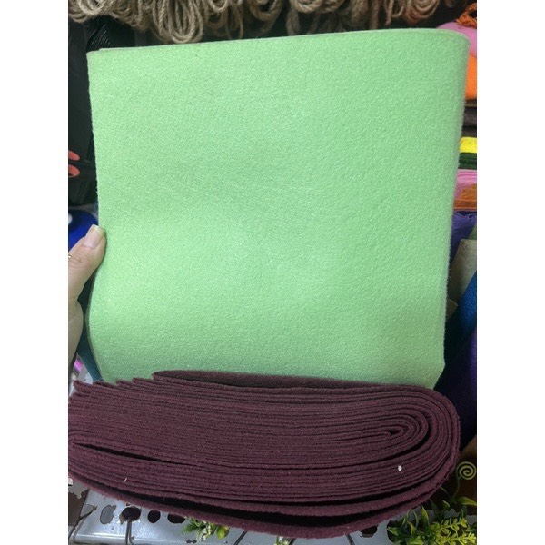 vải nỉ cứng vải dạ ( 1 tấm khổ 90cm x 90cm )
