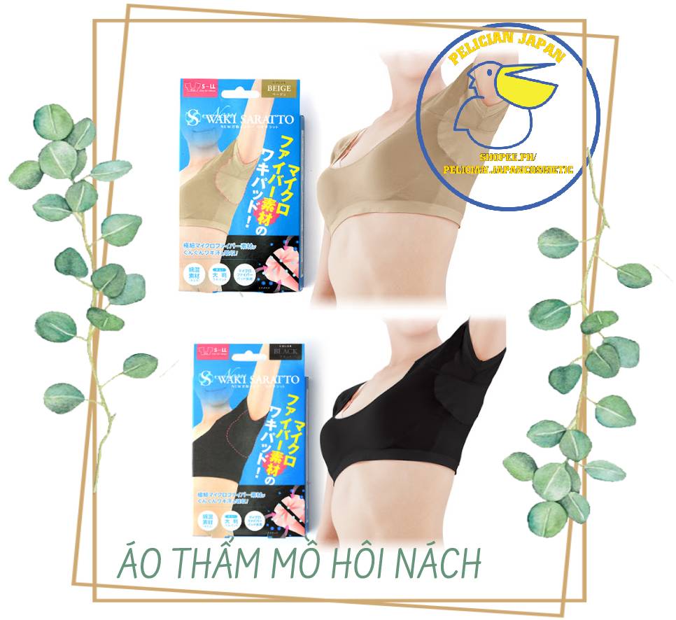 [Hcm]Áo Lót Thấm Mồ Hôi Nách Waki Saratto