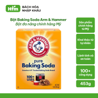 [NHẬP KHẨU CHÍNH HÃNG MỸ] Bột Baking Soda ARM & HAMMER Đa Năng Làm Bánh Vệ Sinh  Khử Mùi Hiệu Quả.