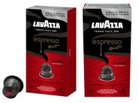 Cà phê Viên nén Vỏ nhôm Nespresso Lavazza Espresso - hộp 10 viên Made in Italy Germany France