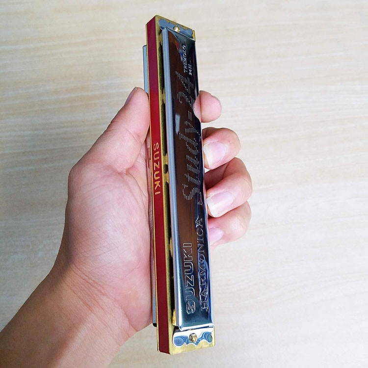 [HOẢ TỐC] Kèn harmonica tremolo Suzuki Study 24 key C