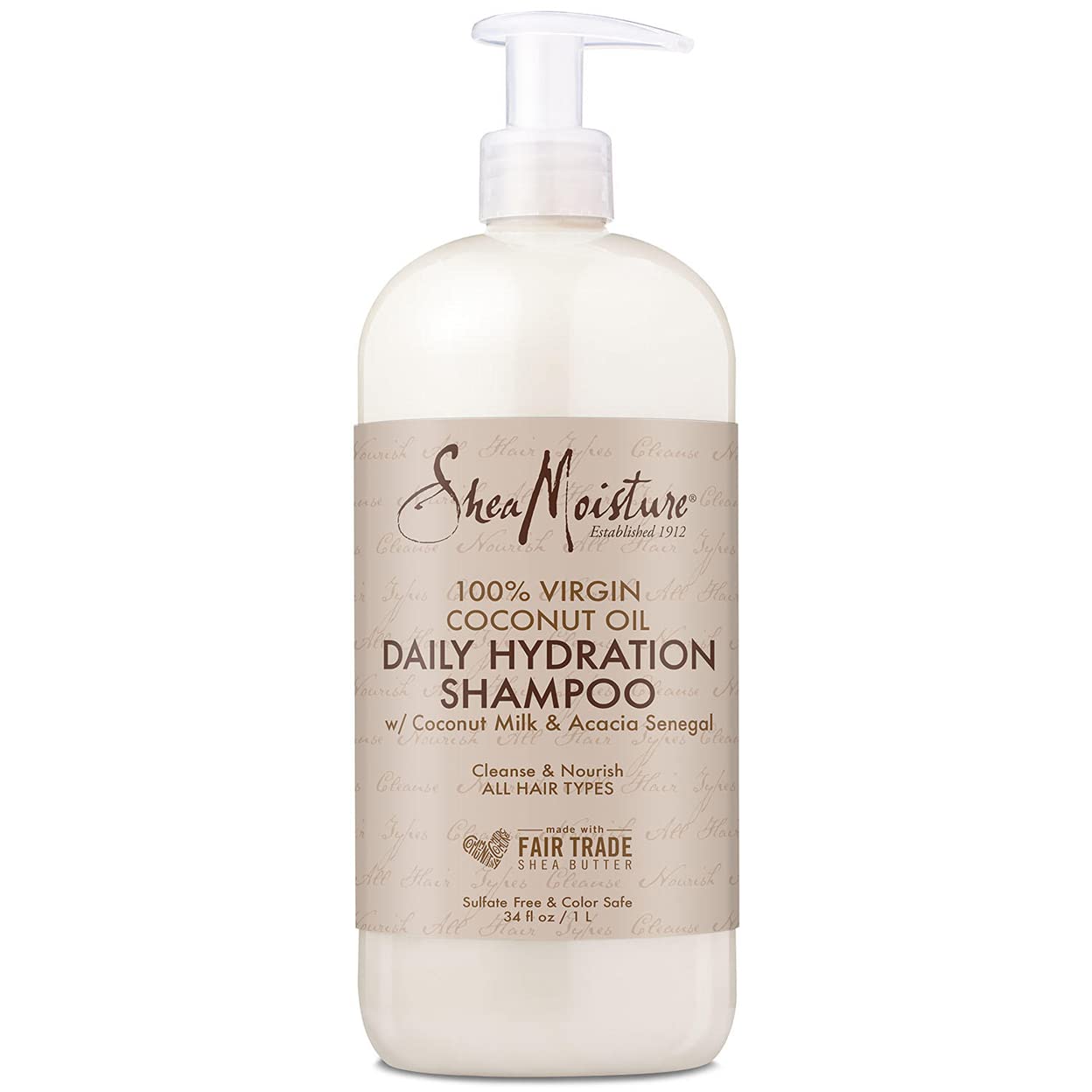 [Hcm][Hàng Mỹ] Dầu Gội Dầu Dừa Nguyên Chất - Shea Moisture 100% Virgin Coconut Oil Daily Hydration - Chai 1 Lít