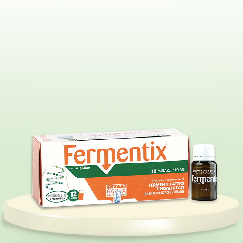 Fermentix _ Men Vi Sinh _ Giúp Tiêu Hóa Tốt_ Hộp 12 Lọ X 10Ml