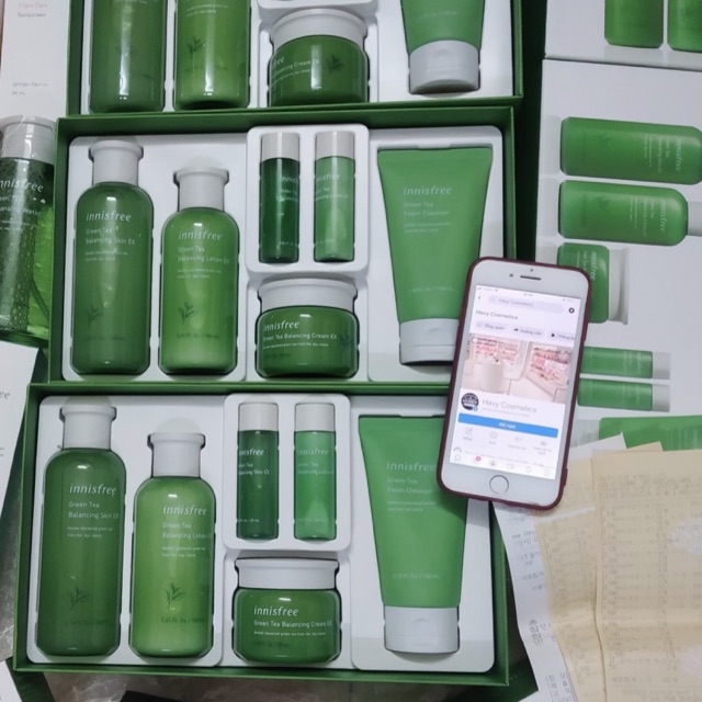 [Sẵn Chính Hãng] Bộ Dưỡng Da Innisfree 6 Món - 