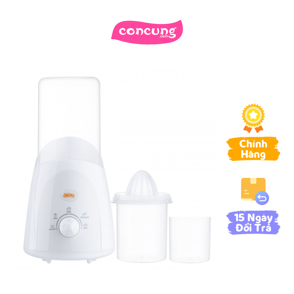 Máy hâm và tiệt trùng bình sữa đơn Animo (NN-A20)