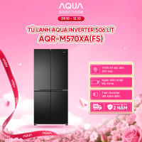 Tủ lạnh Aqua Inverter 506 lít 4 cánh AQR-M570XA(FS) - Bảo hành 2 năm - Freeship toàn quốc