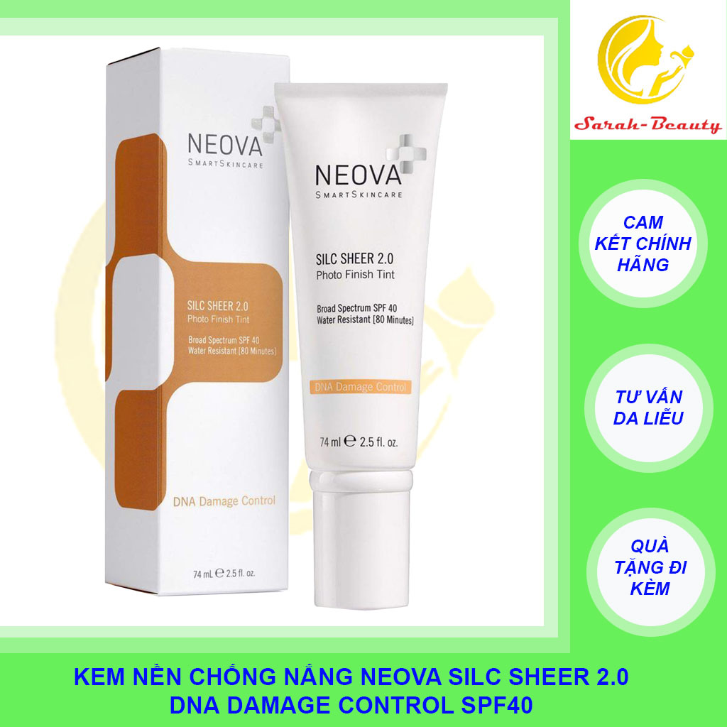 Kem Nền Chống Nắng Neova Dna Damage Control Active Silc Sheer 2.0 Spf 40