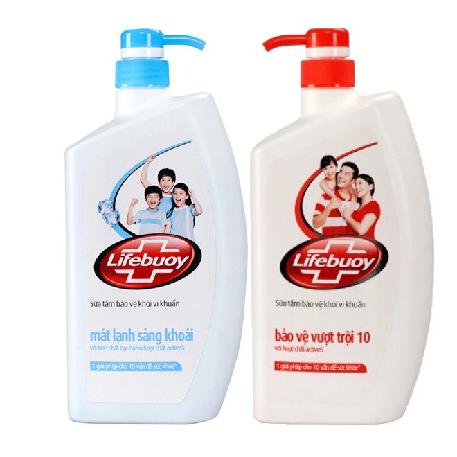 Sữa Tắmdầu Gội Lifebuoy Diệt 99.9% Vi Khuẩn