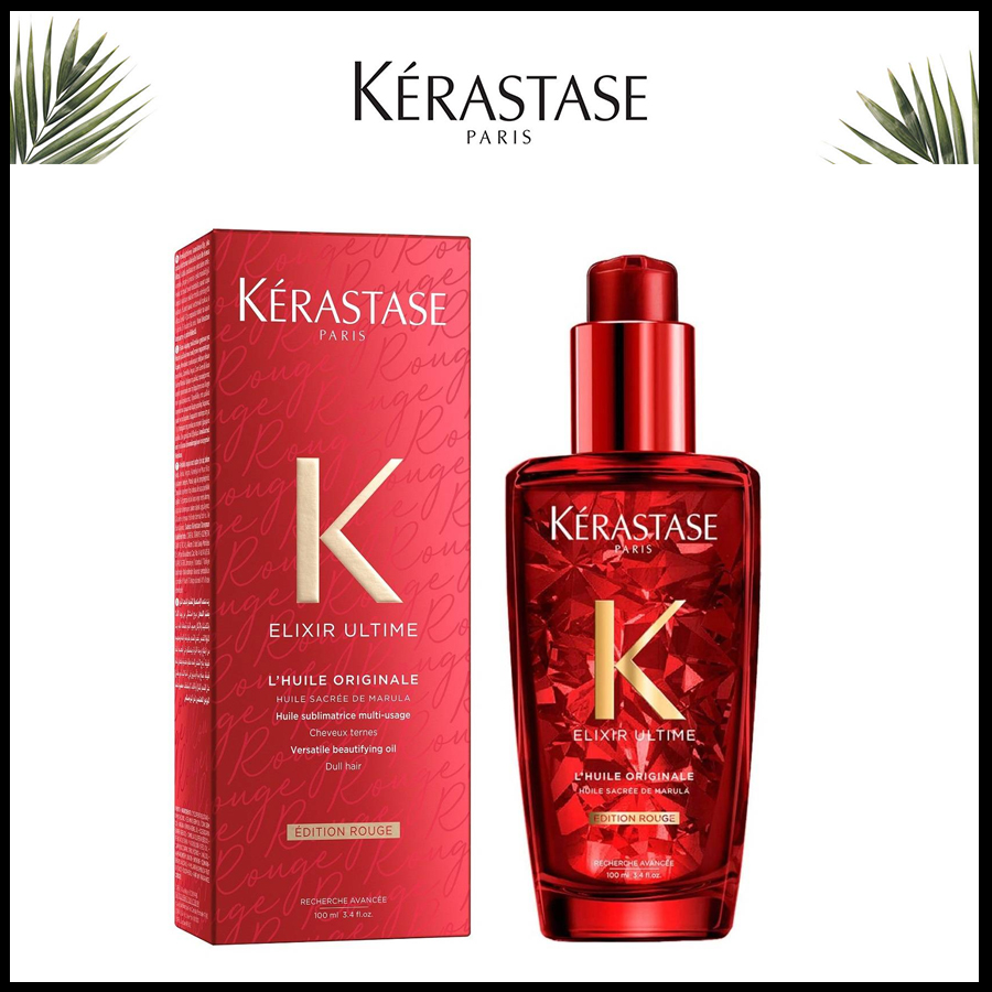 Dầu Dưỡng Tóc Kerastase Elixir Ultime Rouge Limited Edition 100Ml