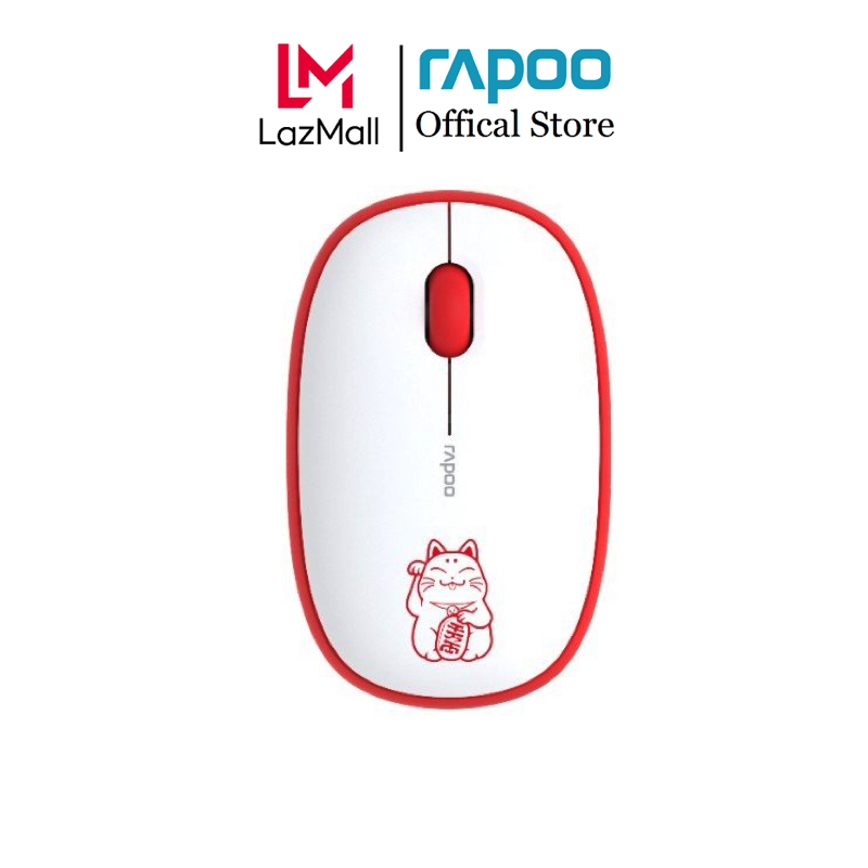 Chuột không dây không tiếng ồn Rapoo M650 - Yên tĩnh trong mọi không gian kết nối tối đa 3 thiết bị