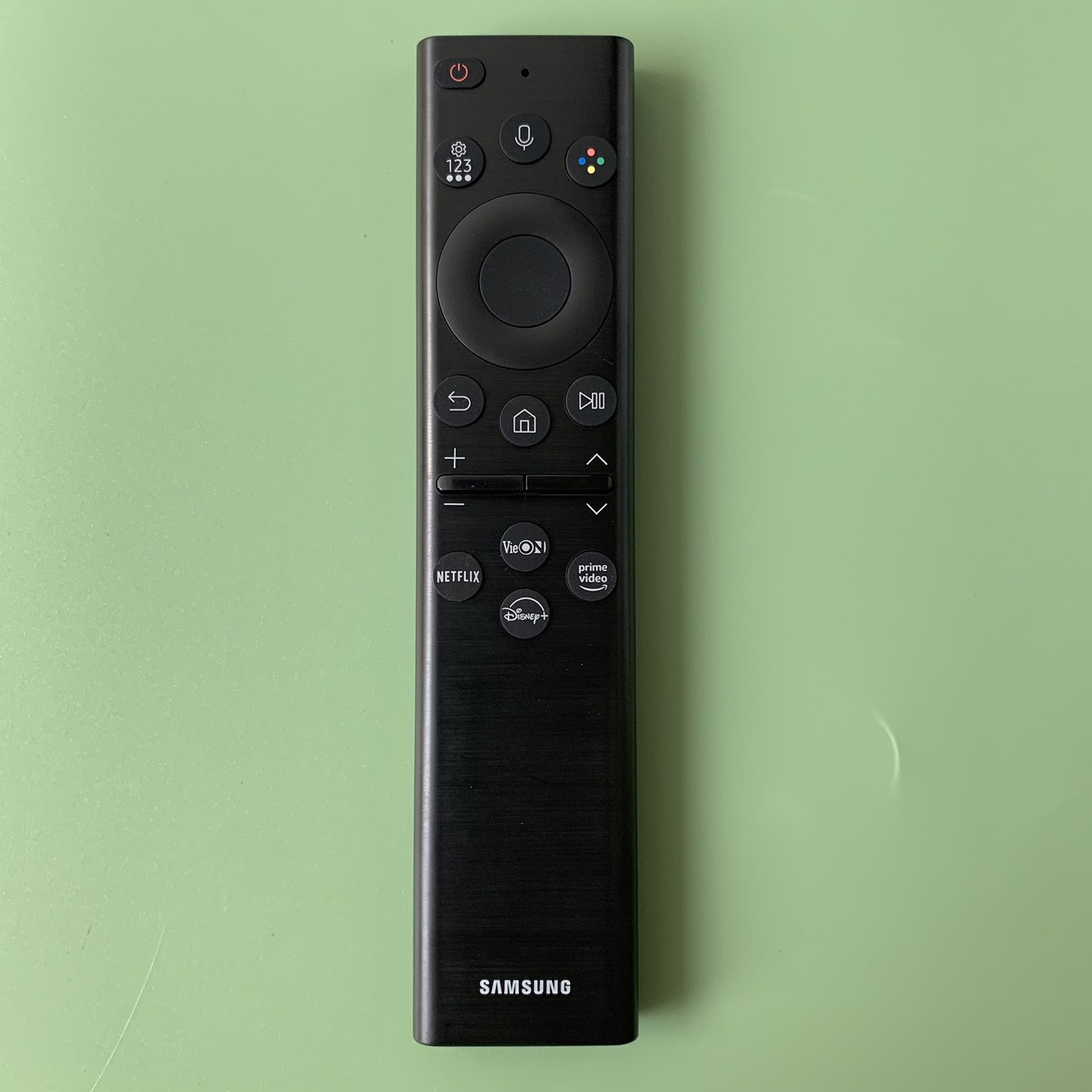 Điều khiển tivi Samsung năng lượng mặt trời hàng chính hãng theo TV, Remote samsung giọng nói Qled h