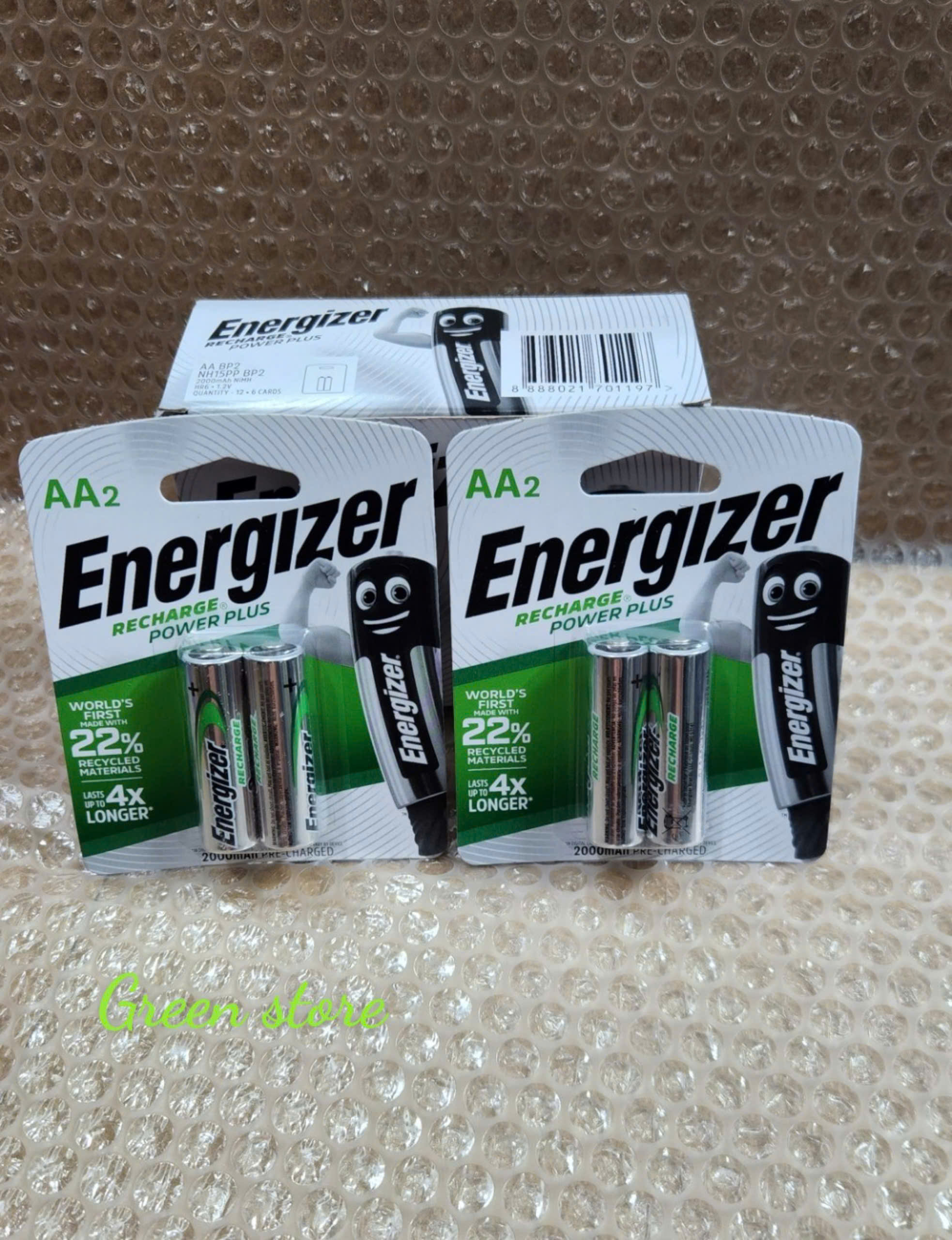 Combo 4 viên pin sạc AA 2000mAh 1.2V Energizer - Made in Japan