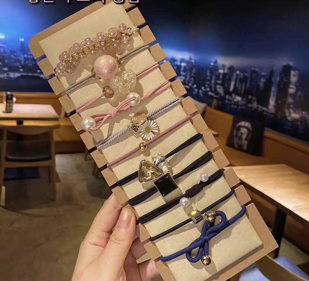 Bộ 11 Dây Cột Tóc Nhiều Kiểu