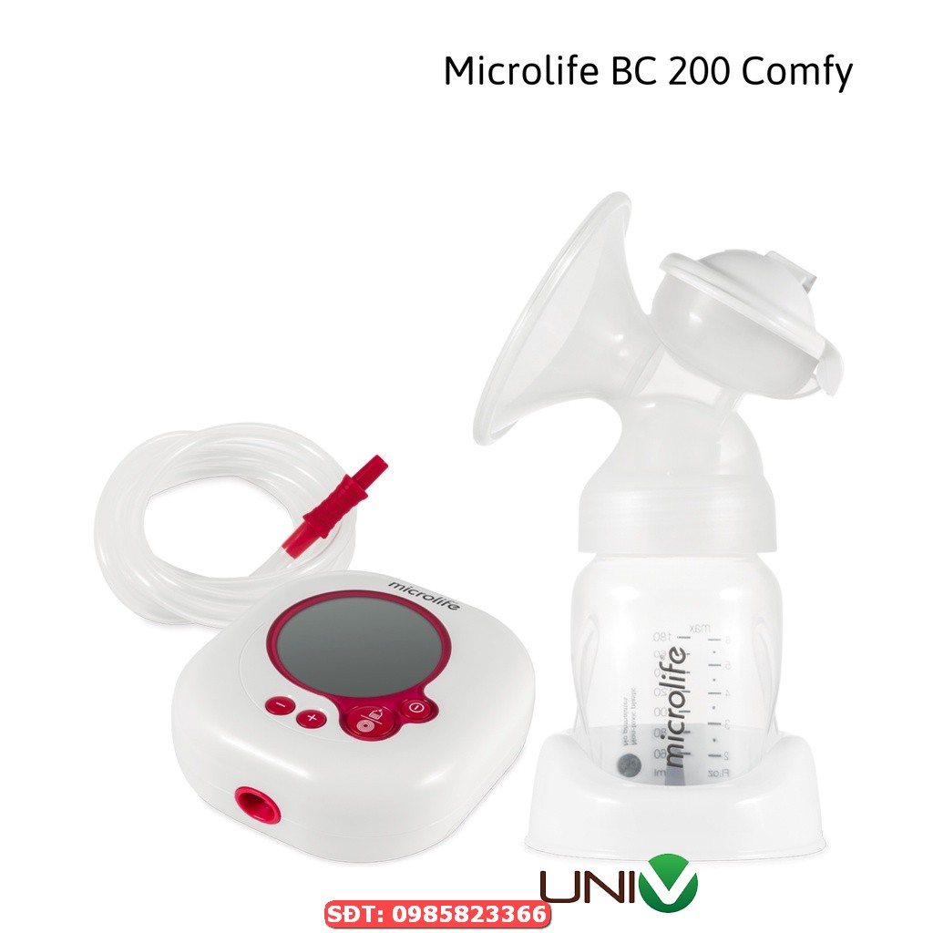 Máy hút sữa điện Microlife BC200 Comfy - Bảo hành 1 năm chính hãng - UNIV