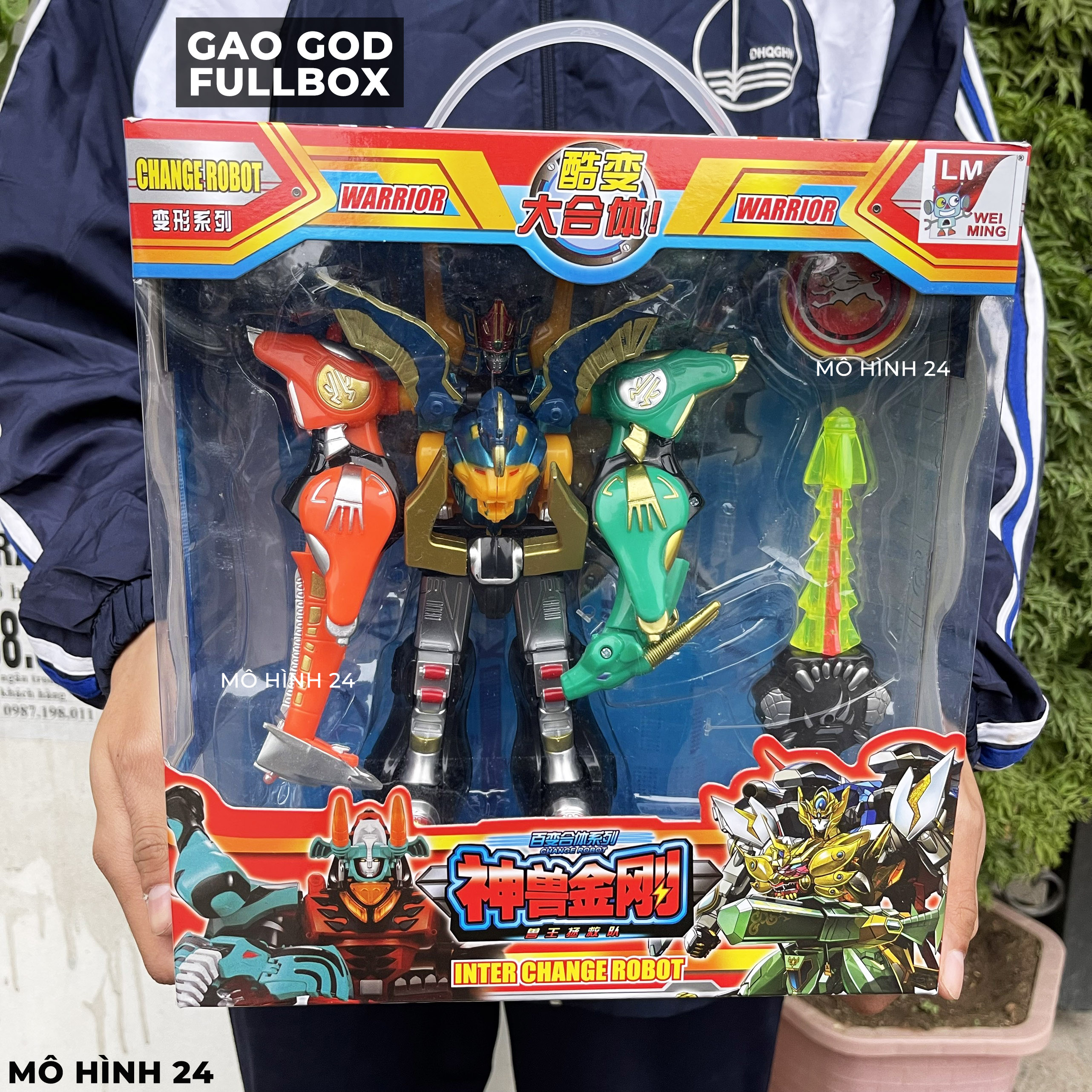 Hộp lắp ráp siêu nhân Gao God chúa gaoranger gao ranger biến hình full robot đồ chơi giá rẻ super Trung Quốc TQ dx