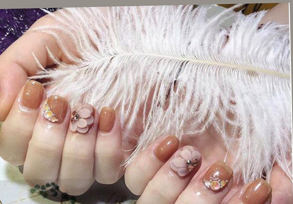 Sản phẩm trang trí móng  vẽ nổi Nail desige  hoa vẽ nổi. Hoa nổi 4D Fantasy set 2 hoa theo màu.Hoa dễ bẻ from móng(hàng vẽ tay không đổ khuôn )