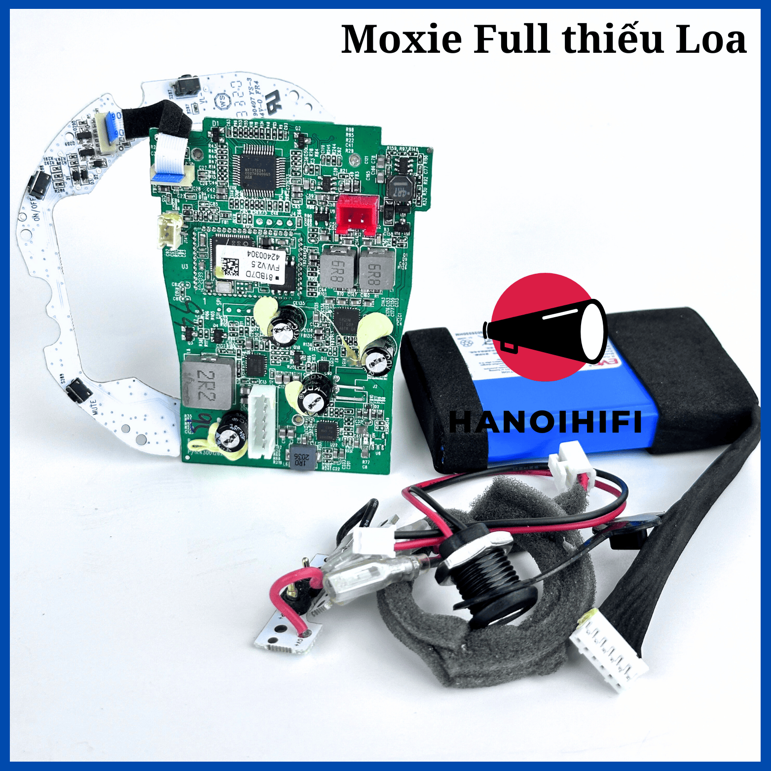 Mạch Harman Moxie mono công suất 12w QCC3007 APTX IC TAS5825M mạch tháo loa từ Hà Nội Hifi