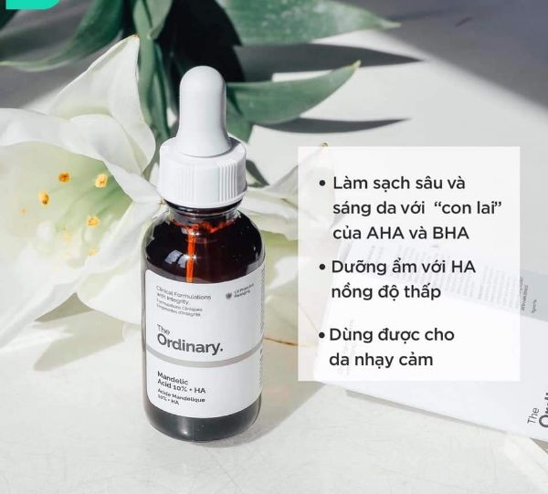 Muốn Trị Mụn Đồng Thời Trị Thâm - Xin Mời Xài Thử Serum The Ordinary Mandelic Acid 10% + Ha - 271