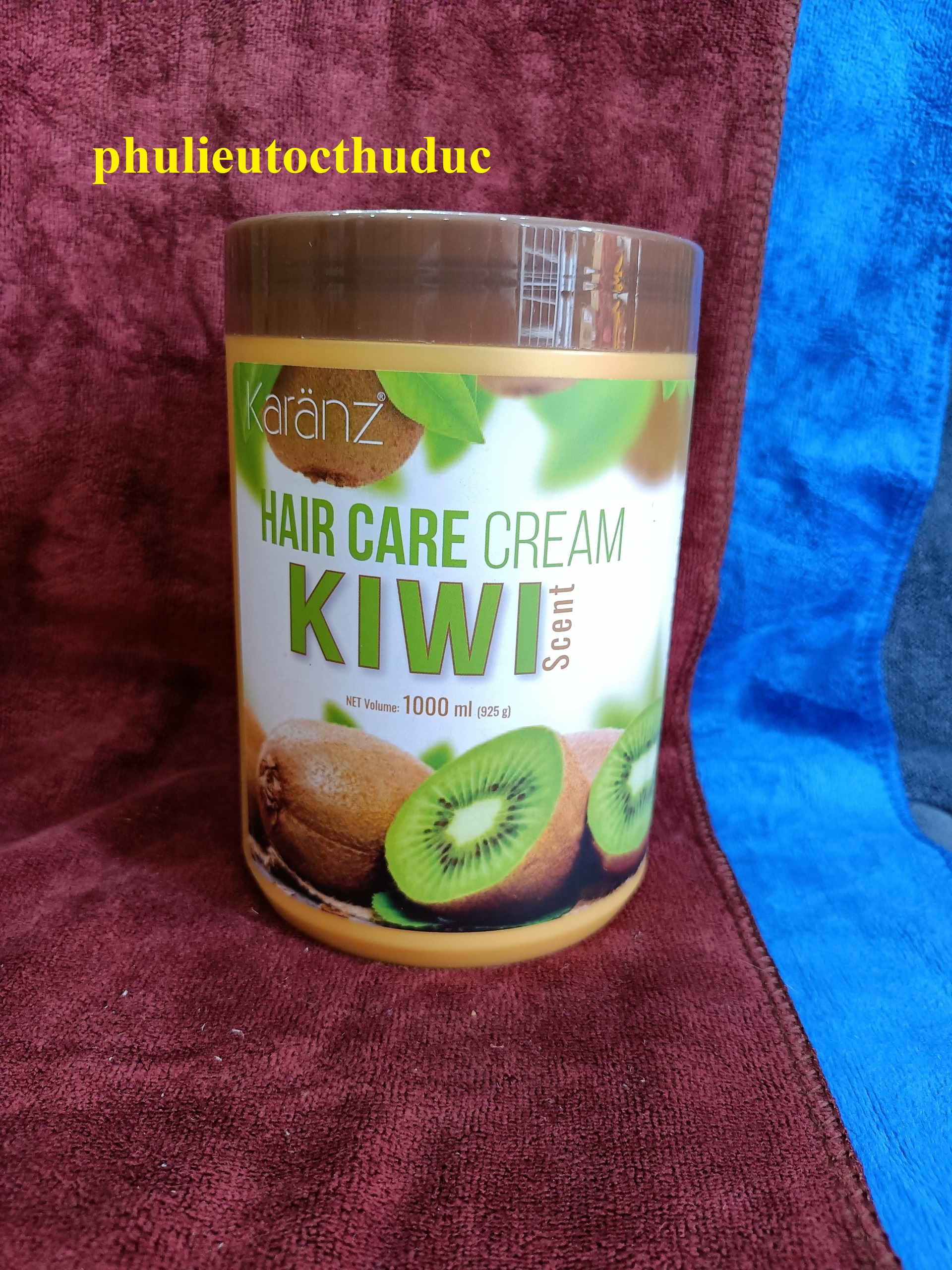 Hấp dầu phục hồi tóc hư tổn hủ cao Karanz hương kiwi