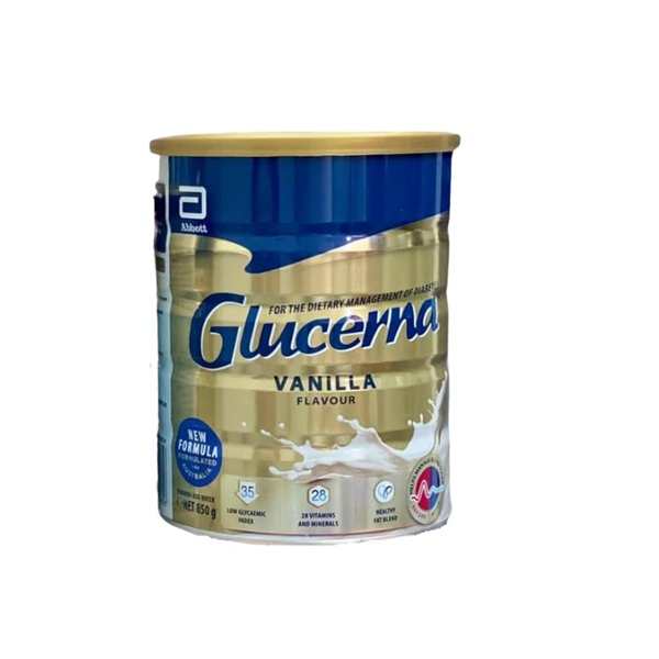 Hộp Sữa Bột Glucerna Úc Classic Vanilla Flavour 850g Úc 10/2023