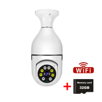 V380 PRO 360 bóng đèn toàn cảnh 1MP camera tầm nhìn ban đêm WiFi CCTV camera ánh sáng (2.4G WIFI)