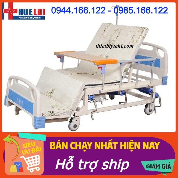 Giường Đa Năng Chăm Sóc Bệnh Nhân Liệt - Giường 4 Tay Quay Đa Năng ( Giá 9000000đ)