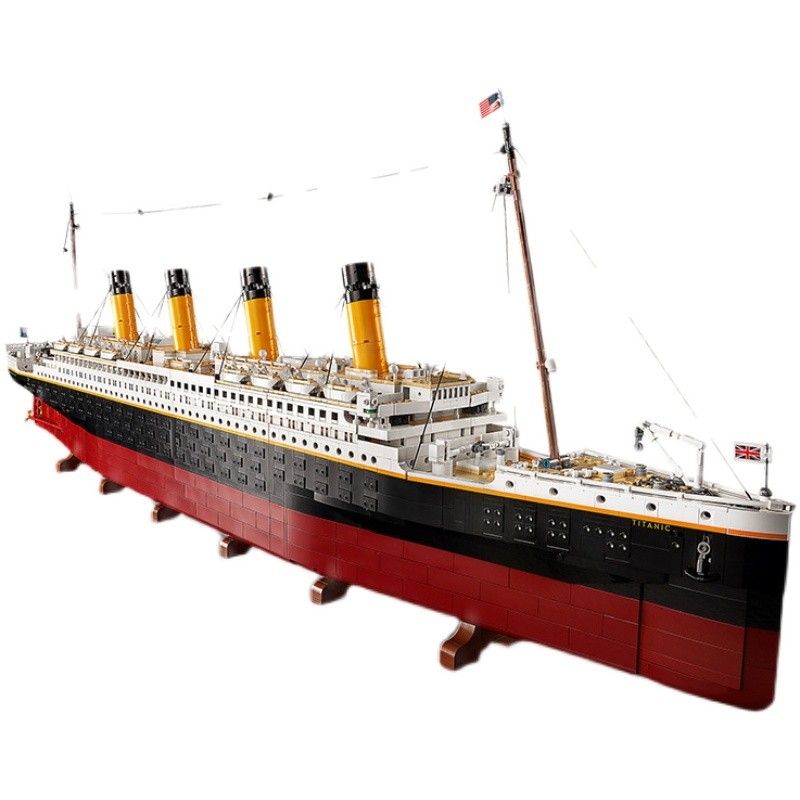 2023 Tàu sáng tạo MỚI Khối xây dựng Titanic Mô hình lắp ráp MOC Xây dựng thuyền gạch 9090pcs Fit 10294 Quà tặng đồ chơi Aldult Tương thích với LEGO