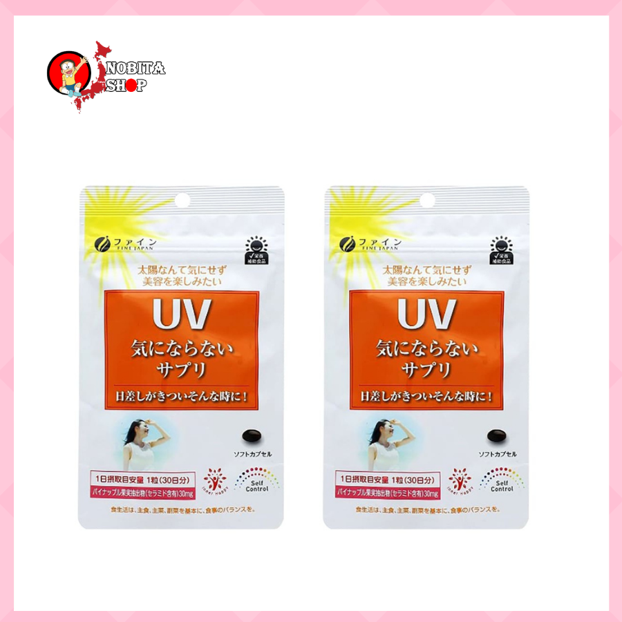 Combo 2 Gói Viên Uống Chống Nắng Uv Fine Japan