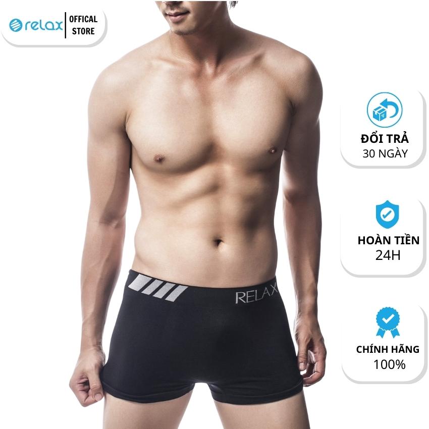 [FREESHIP] Quần lót nam dệt kim relax cao cấp RELAX quần sịp đùi nam relax underwear rltk14