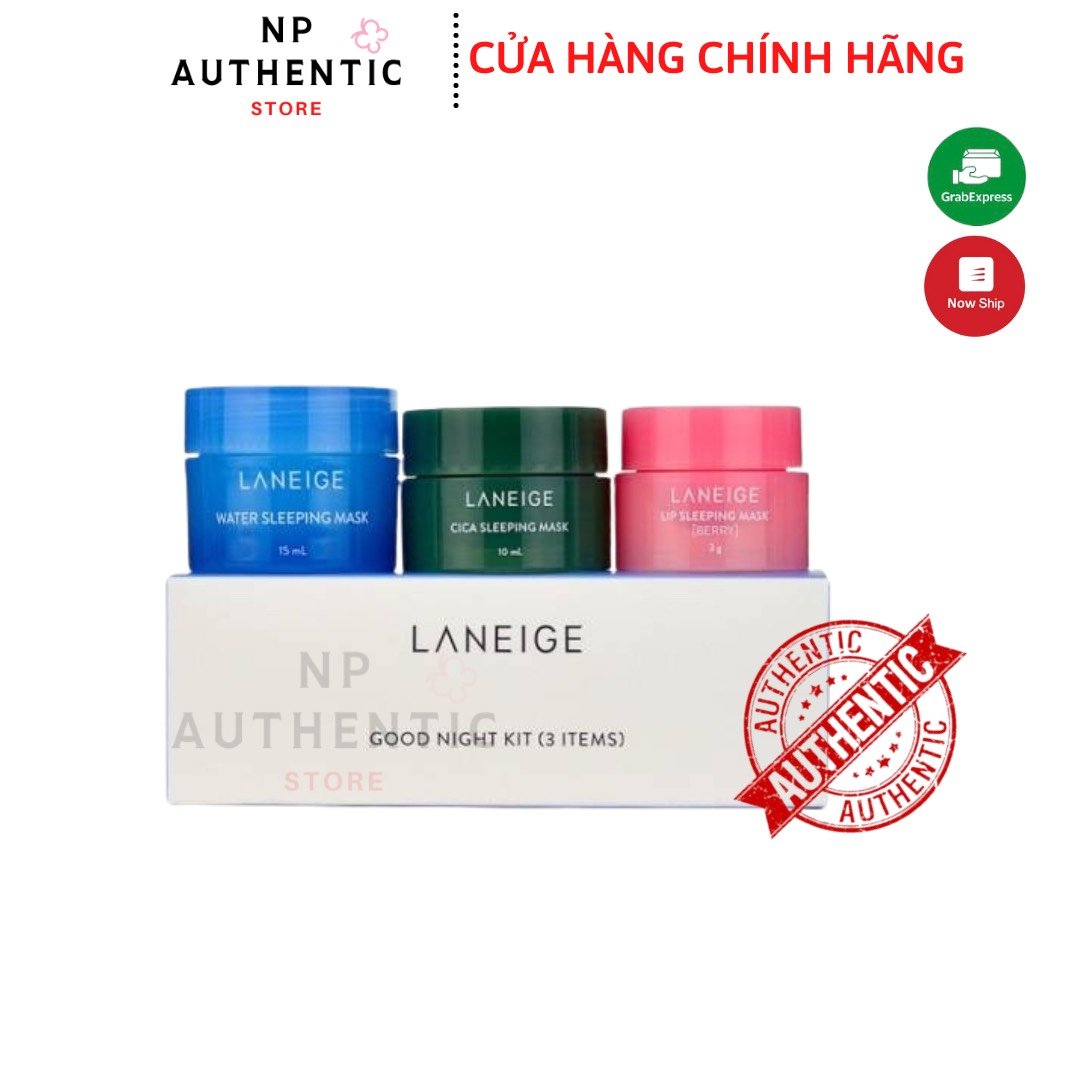 Set 3 Món Mặt Nạ Ngủ Laneige Siêu Mướt