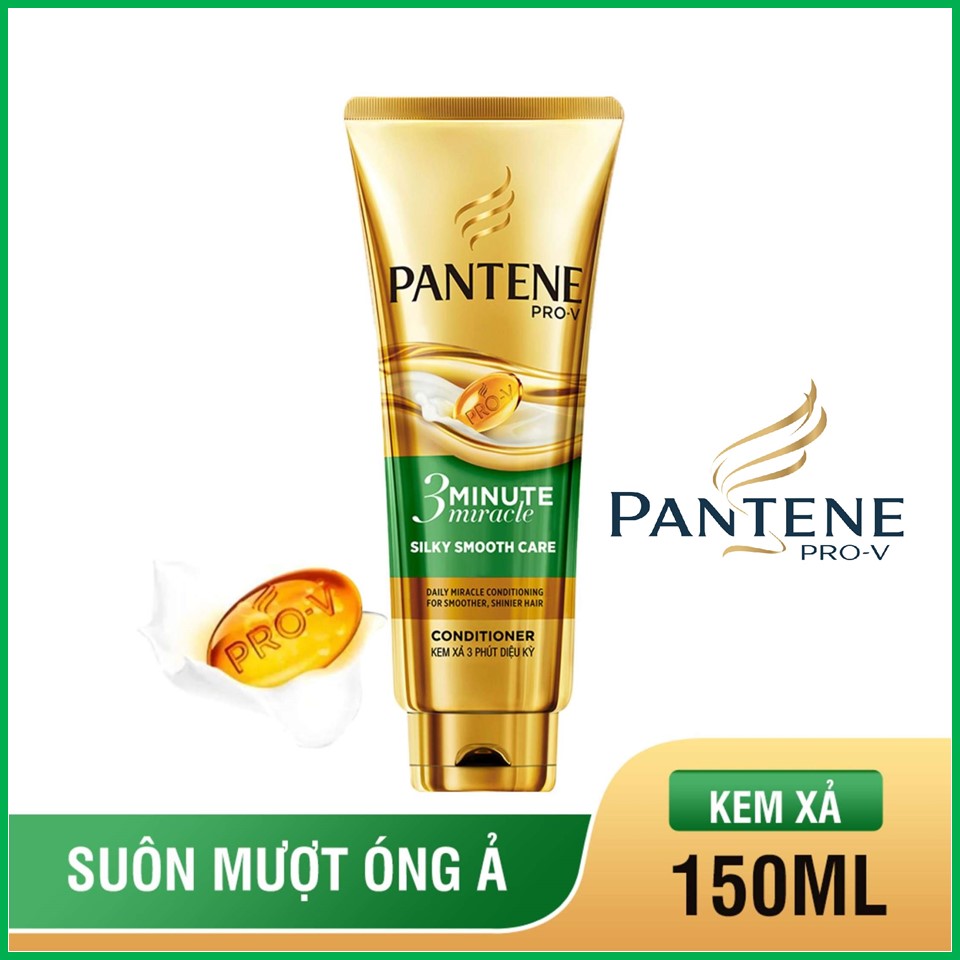 [Hcm]Kem Xả Pantene 3 Phút Diệu Kỳ Óng Mượt 150Ml